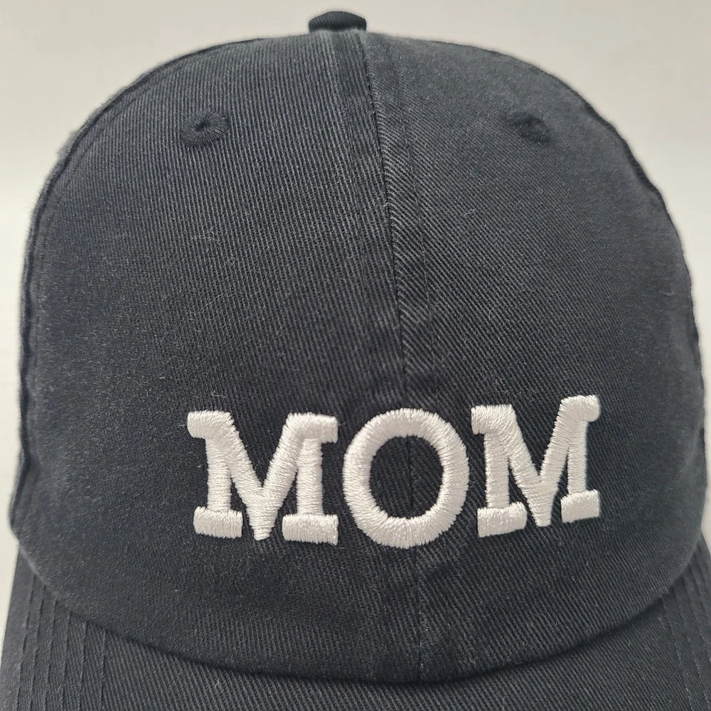 Women Mom MILF Hat Strapback Open‎ Road Black White Logo Funny Joke Humor Casual